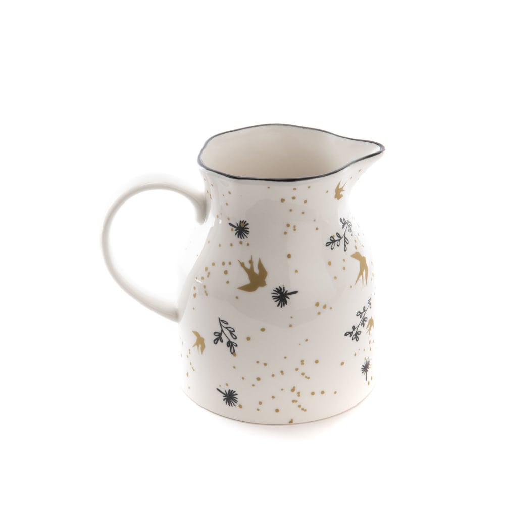 Pichet blanc en grès