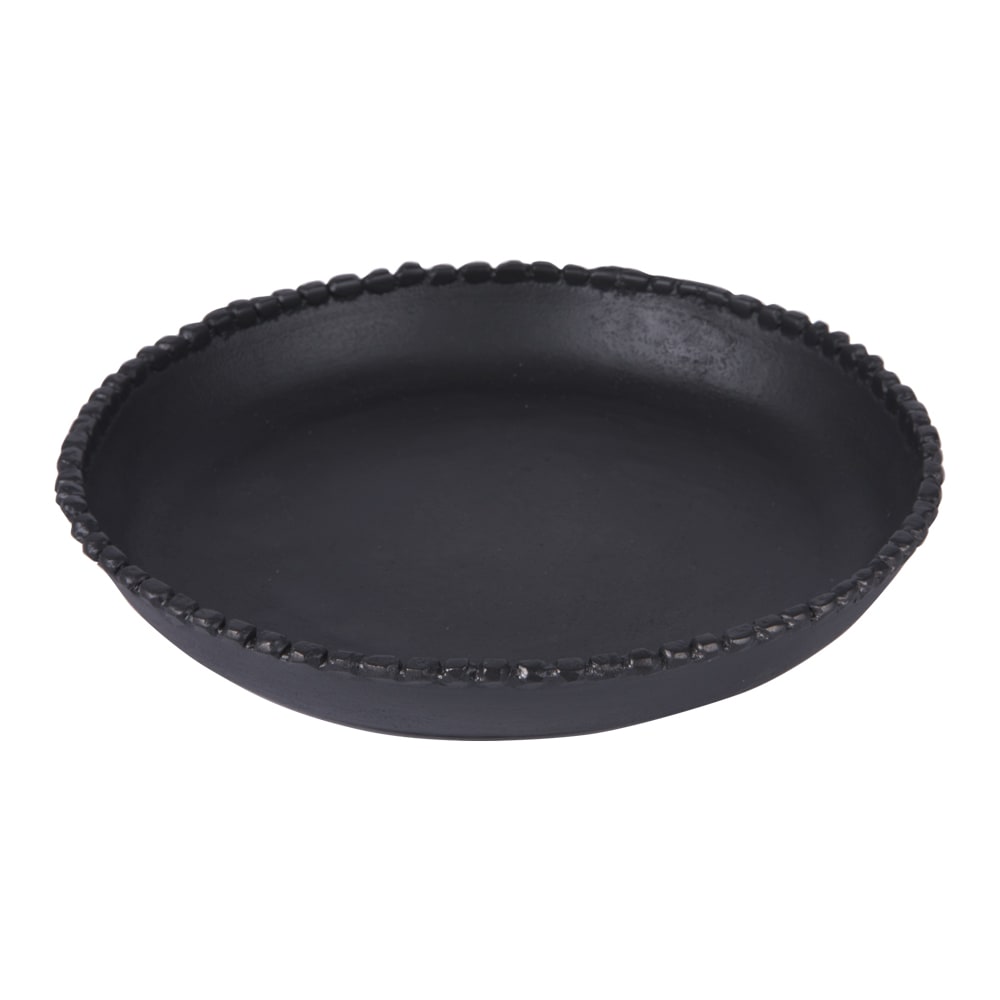 Vide-poche rond 27 cm Table Passion noir en aluminium