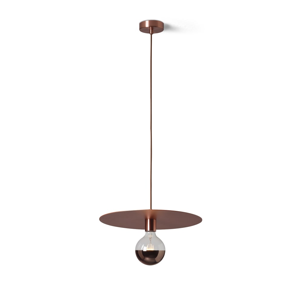 Lámpara colgante con bombilla LED transparente