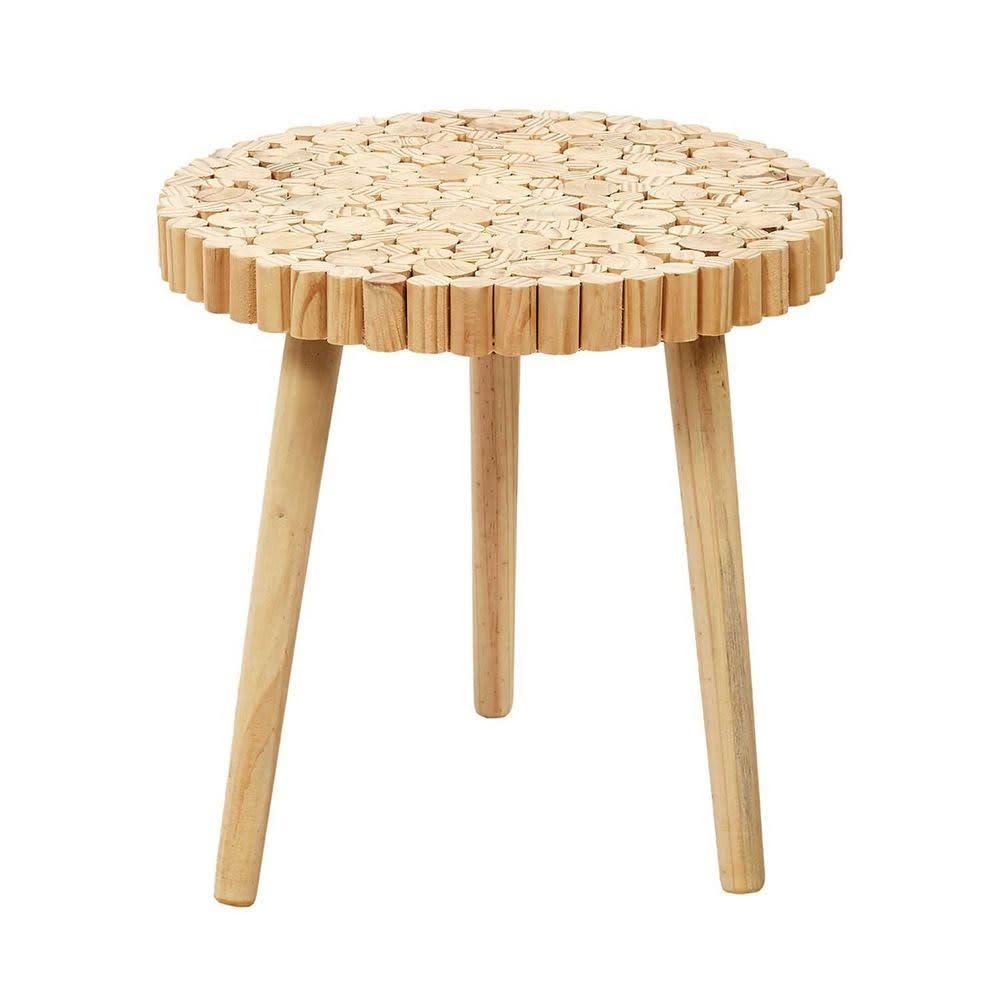 Lot de 2 tables gigognes rondin - Maisons du Monde