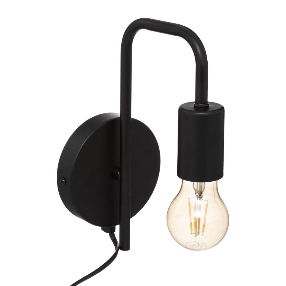 Applique métal keli noir d12 - Maisons du Monde