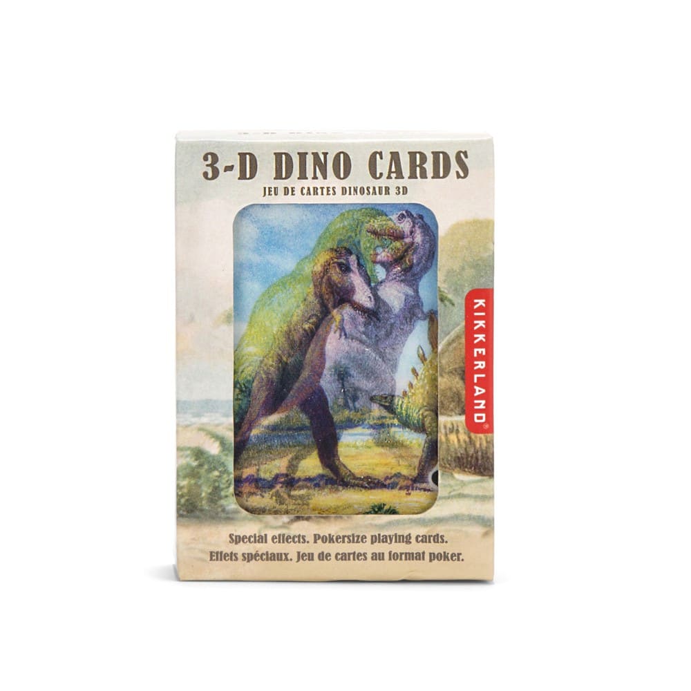 Jeu de cartes 3d dino pvc multicolore - Maisons du Monde