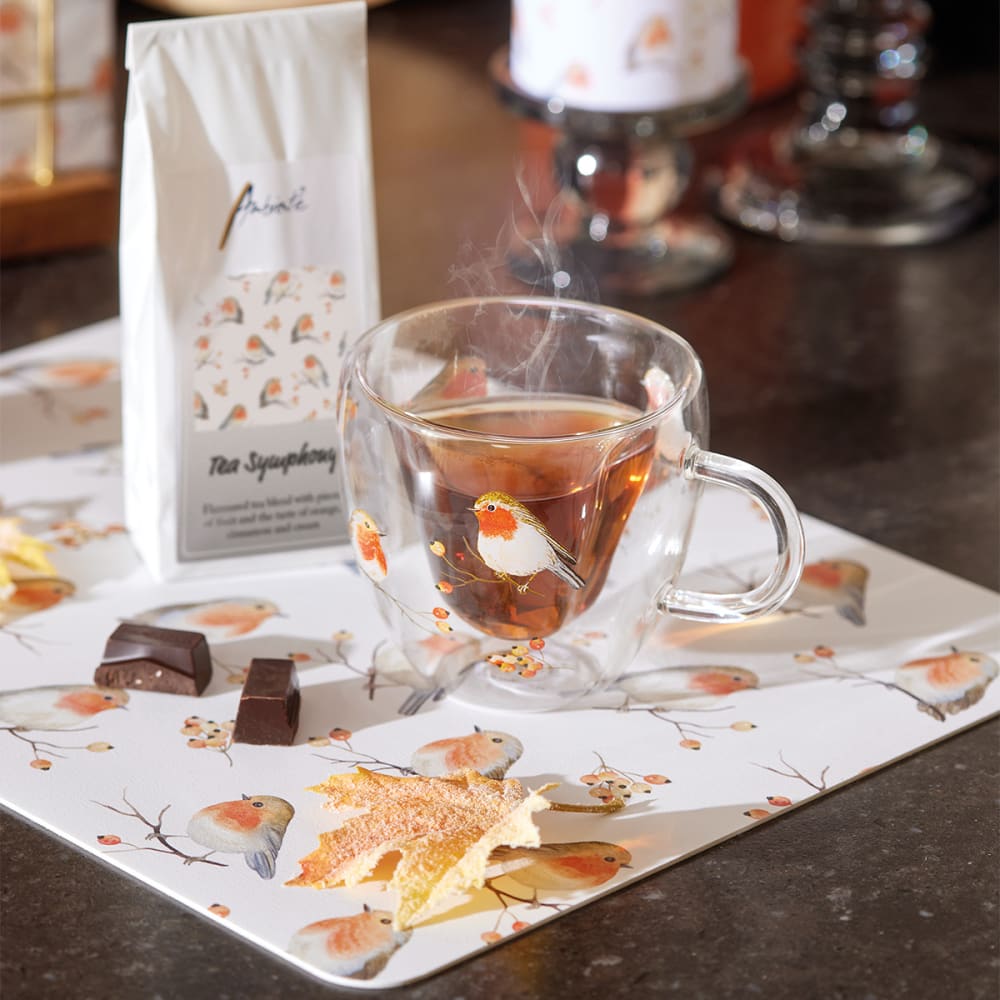 Tasse à thé en verre double paroi 200 ml - Maisons du Monde