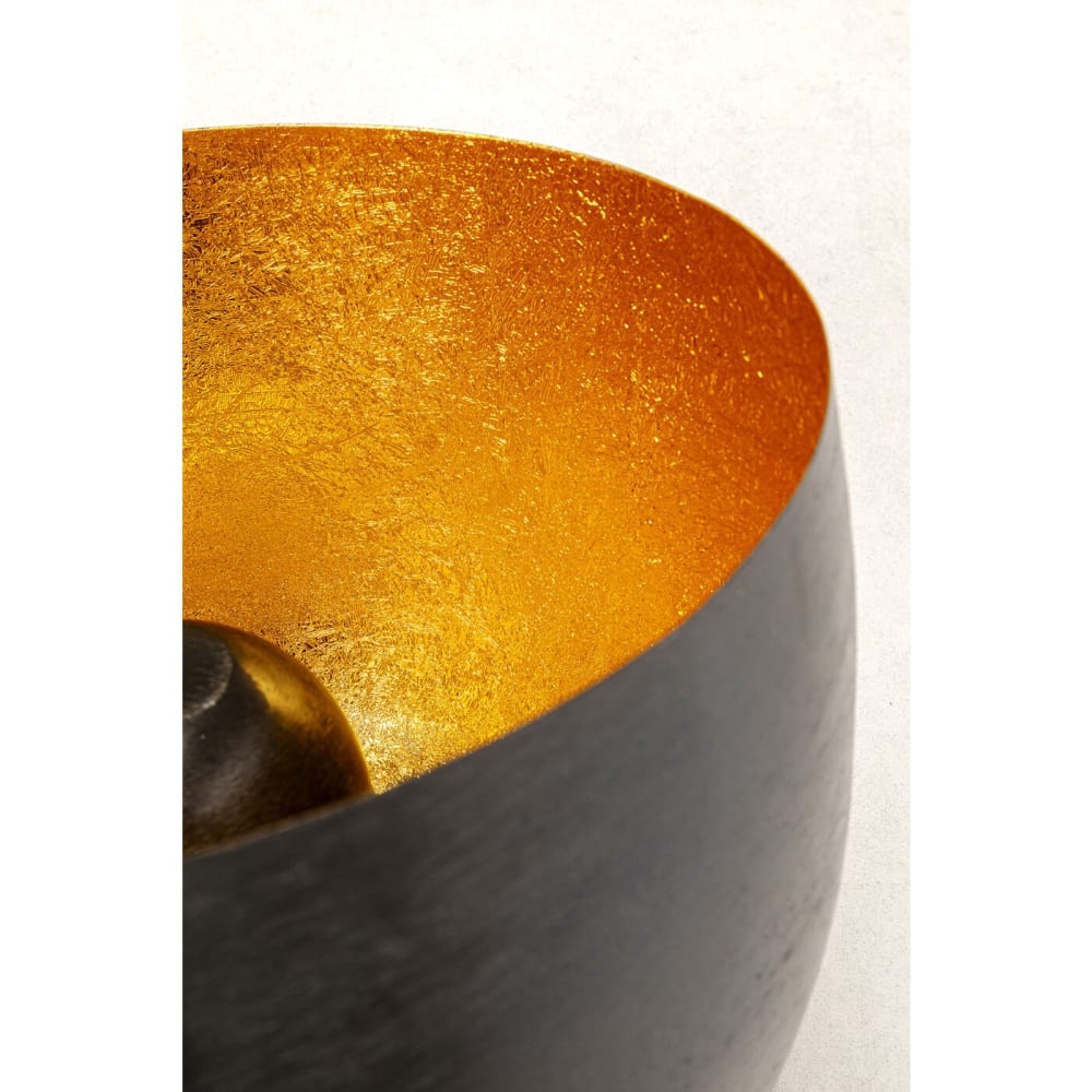 Lampe en acier gris anthracite et doré d35 — vue 4