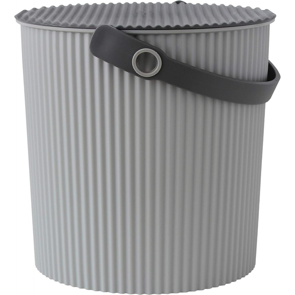 Seau de rangement 10 litres gris