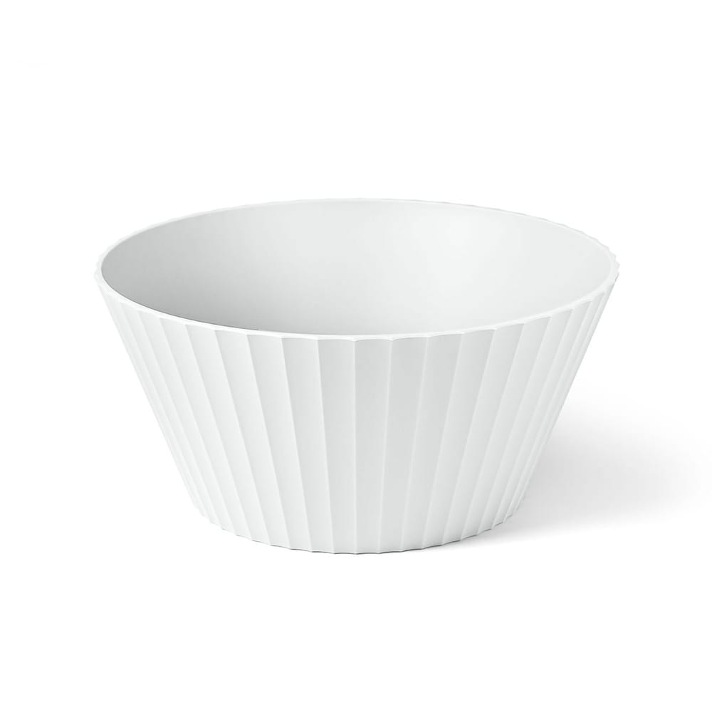 Saladier en polypropylène blanc mat diam. 25cm
