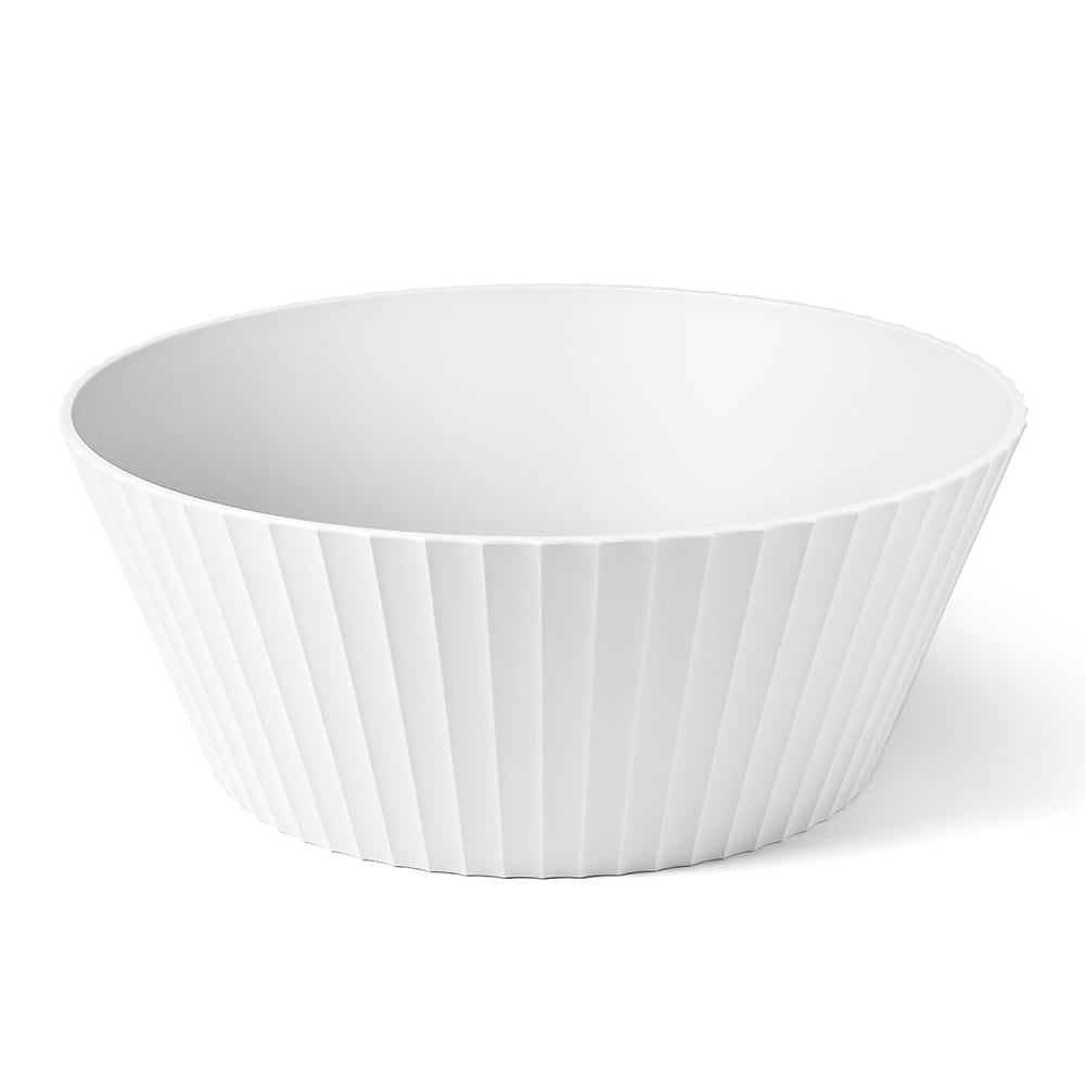 Saladier en polypropylène blanc mat diam. 30cm