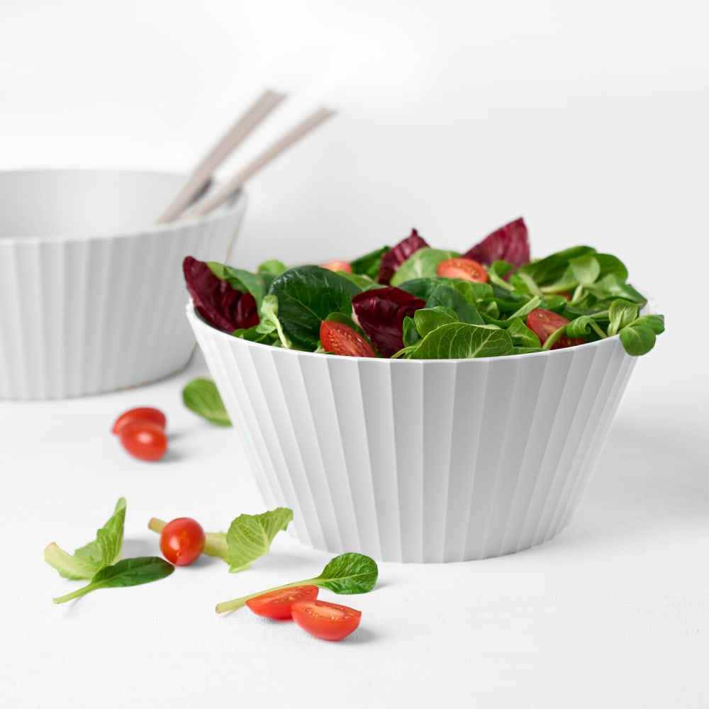 Ensaladera de polipropileno blanco mate diam. 30cm - Maisons du Monde