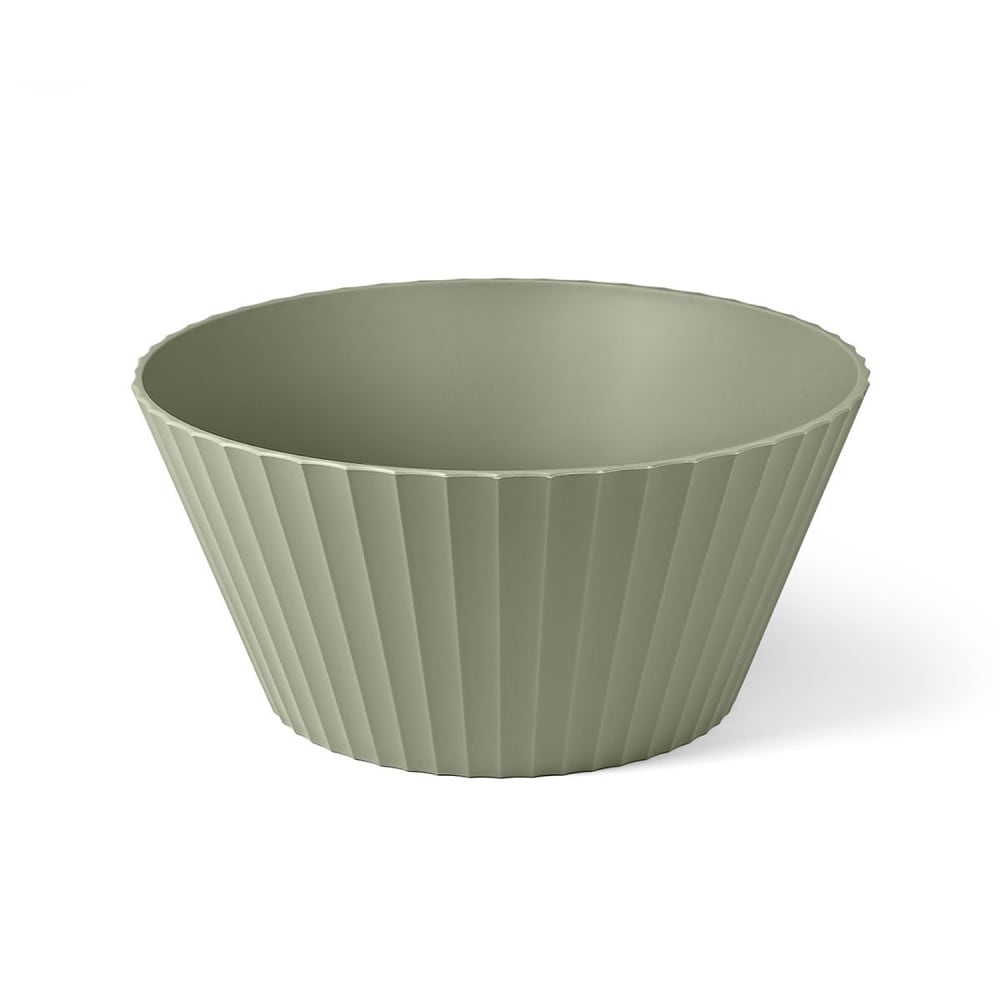 Saladier en polypropylène vert mat diam. 25cm