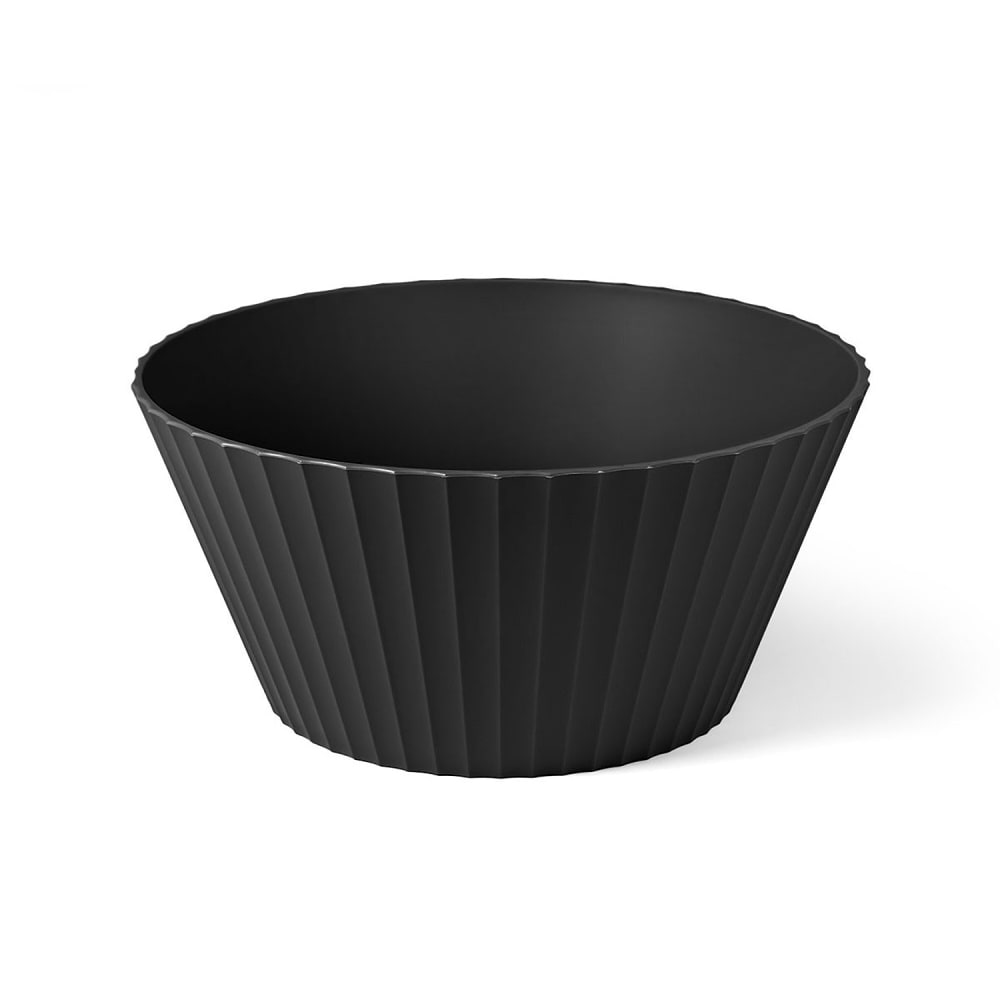 Saladier en polypropylène noir mat diam. 25cm