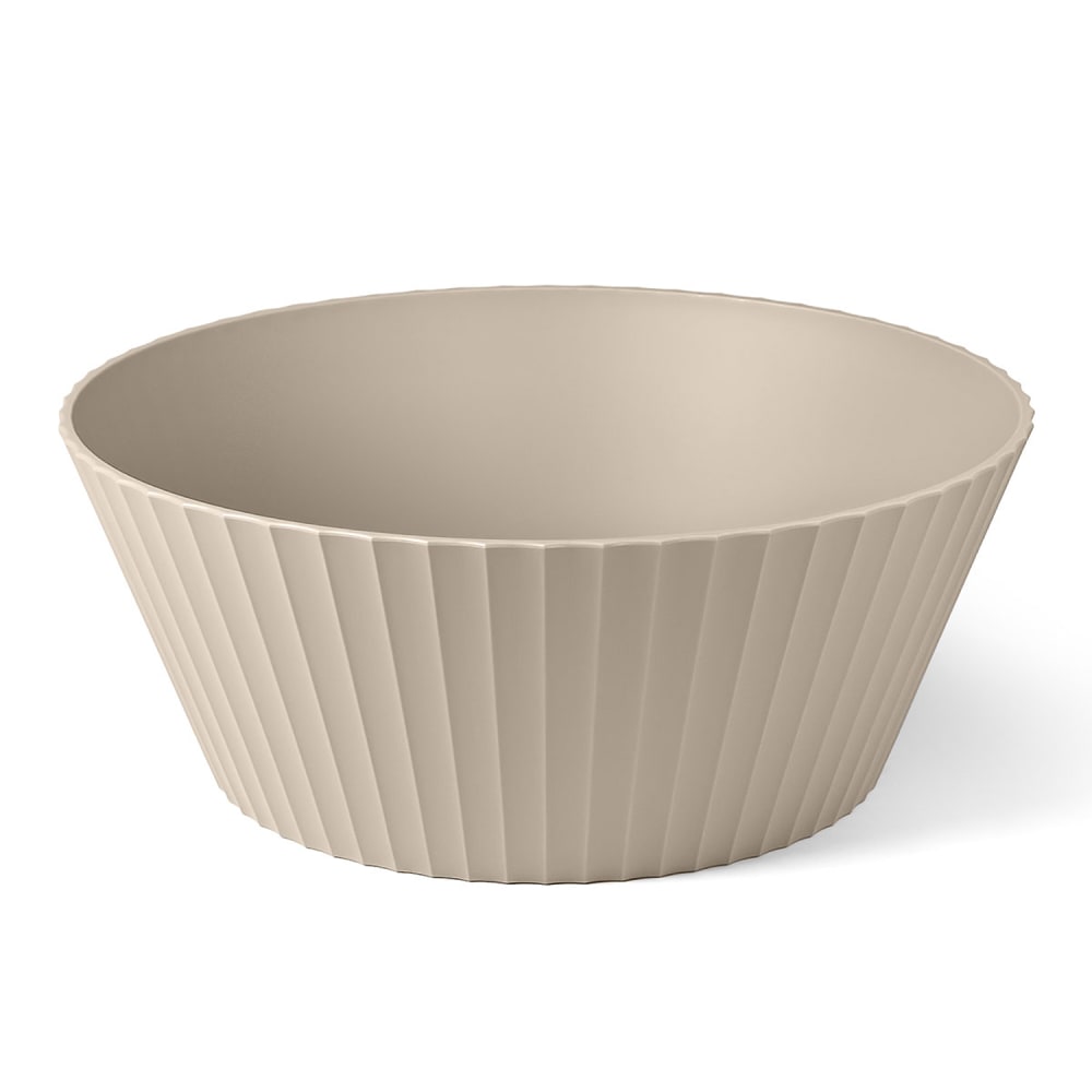 Saladier en polypropylène gris mat diam. 30cm