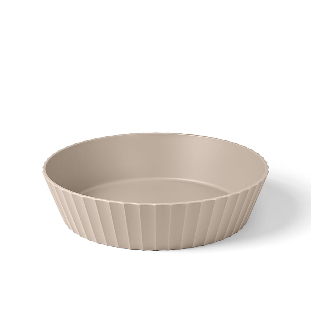 BlimPlus Cuenco polipropileno taupe mate diam