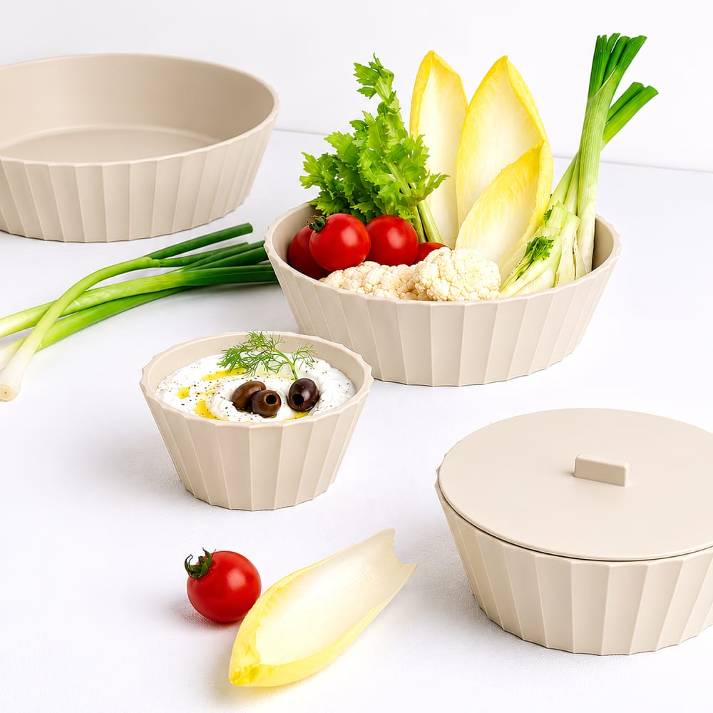 Cuenco polipropileno beige mate diam. 25cm - Maisons du Monde