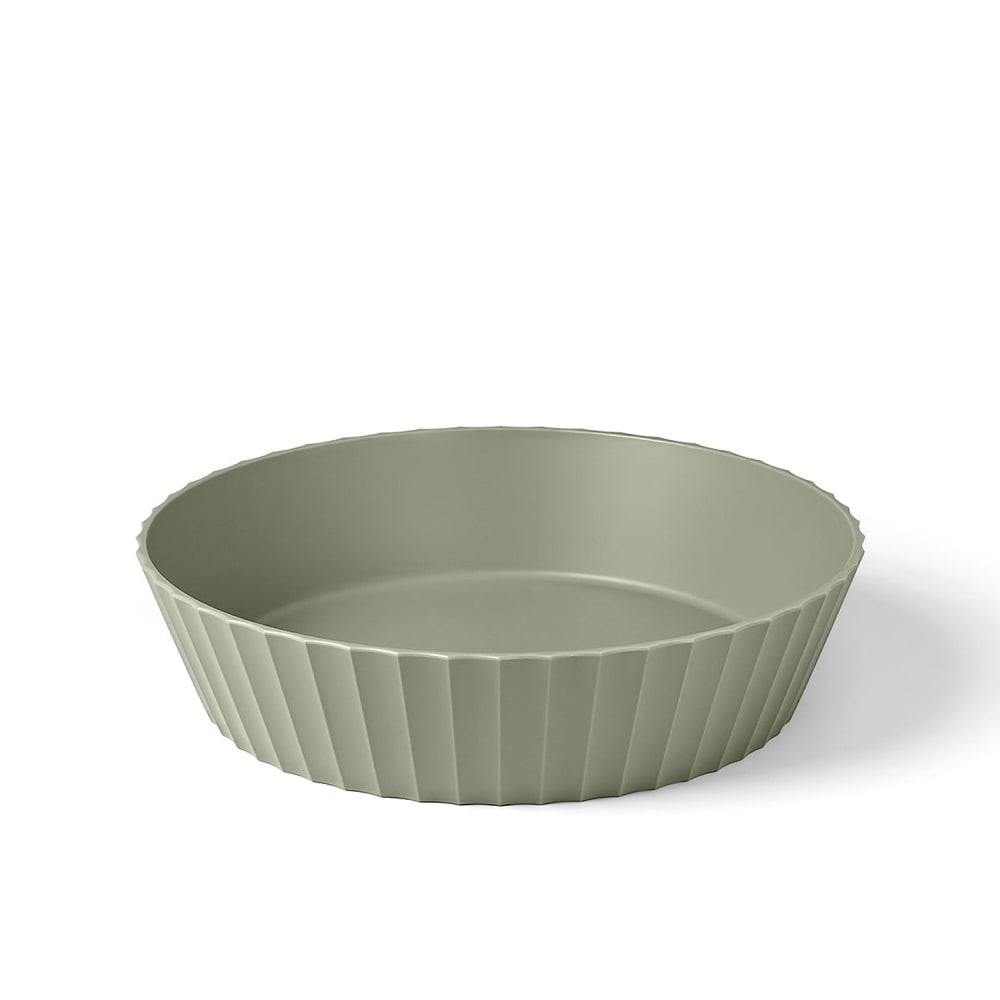 Bol en polypropylène vert mat diam. 25cm