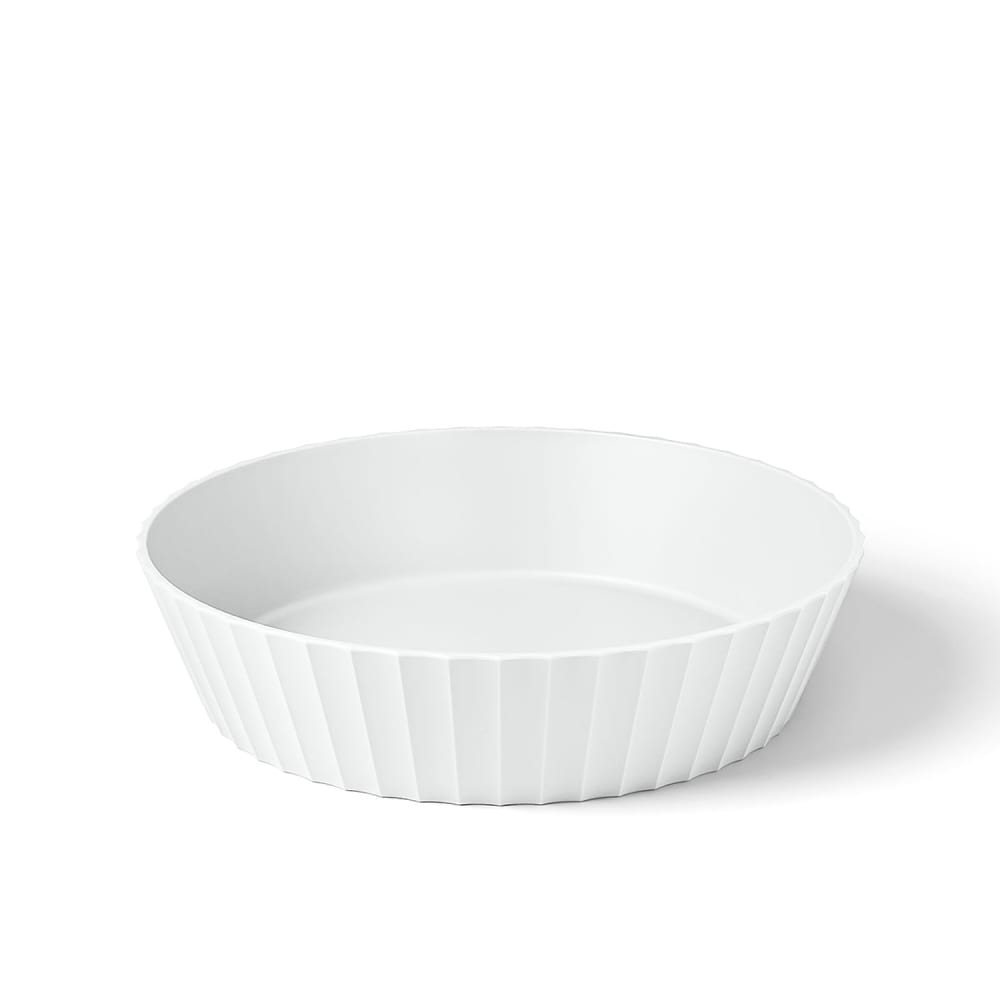 Bol en polypropylène blanc mat diam. 25cm