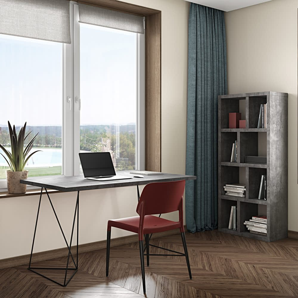 Bibliothèque béton H159