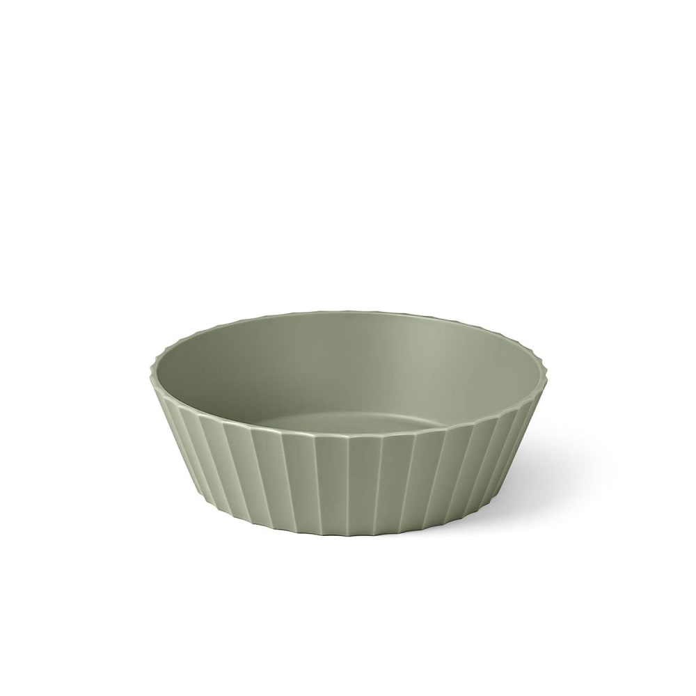 Bol en polypropylène vert mat diam. 20cm