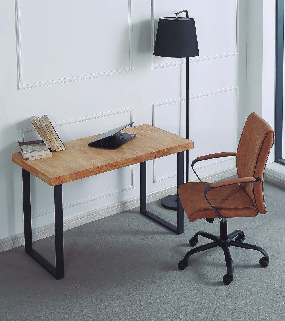 Mesa de estudio estilo industrial roble nordish patas negras - Maisons du Monde
