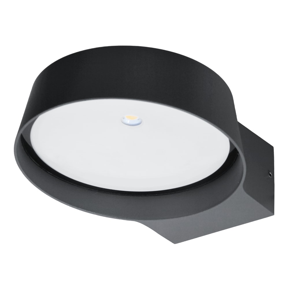 Applique à LED gris anthracite avec lumière indirecte pour l'extérieur
