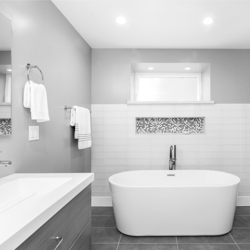Empotrable LED 3000K blanco para exterior 22,5cm - Maisons du Monde