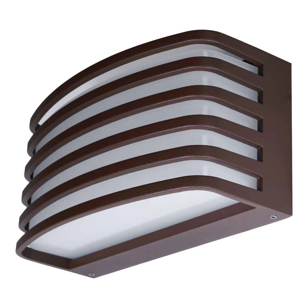Applique murale pour ampoule E27 marron pour usage extérieur