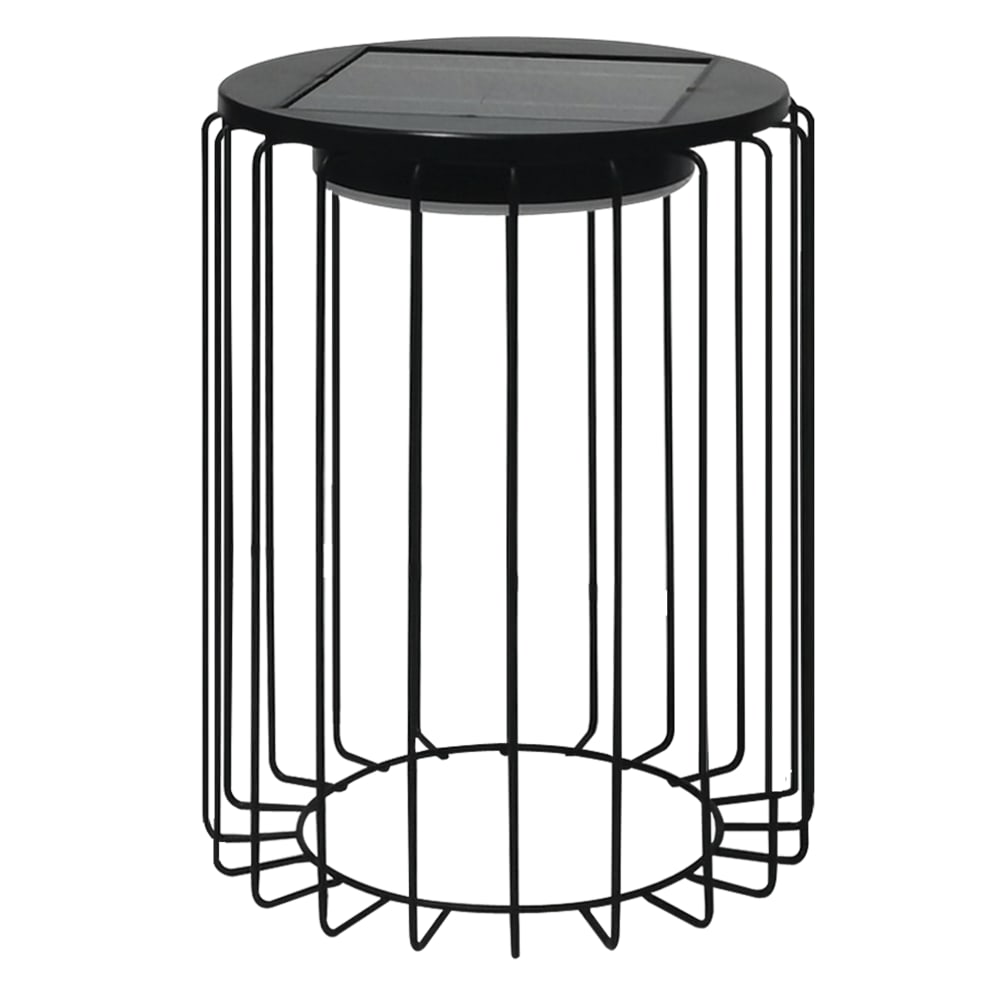 Sulion Borne solaire led extérieure aluminium noir moderne 12h style contemporain