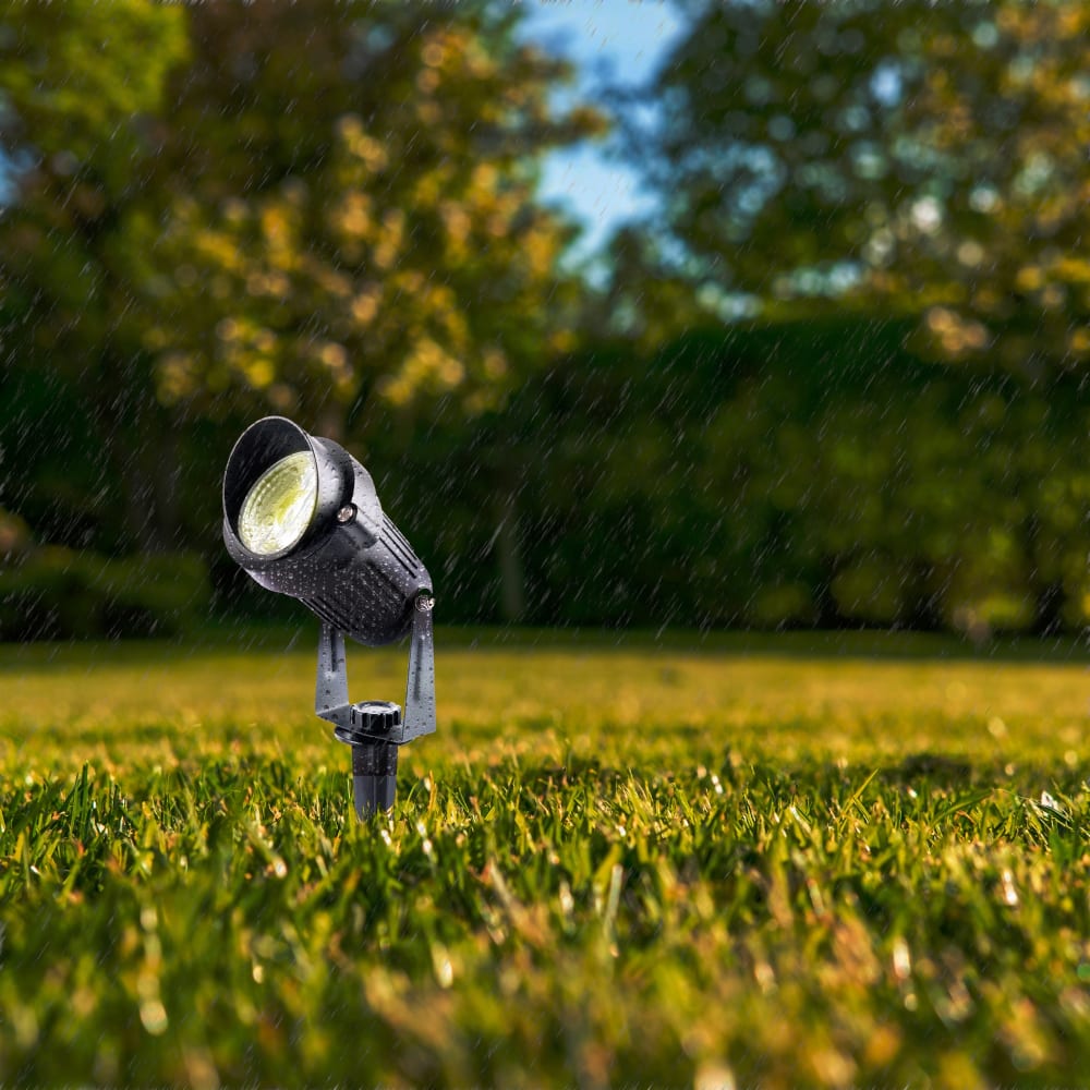 Faro / paletto led solare da giardino con pannello indipendente