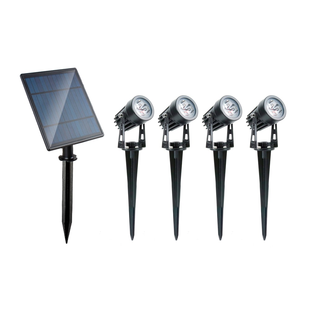 Pack de 4 spots noir
