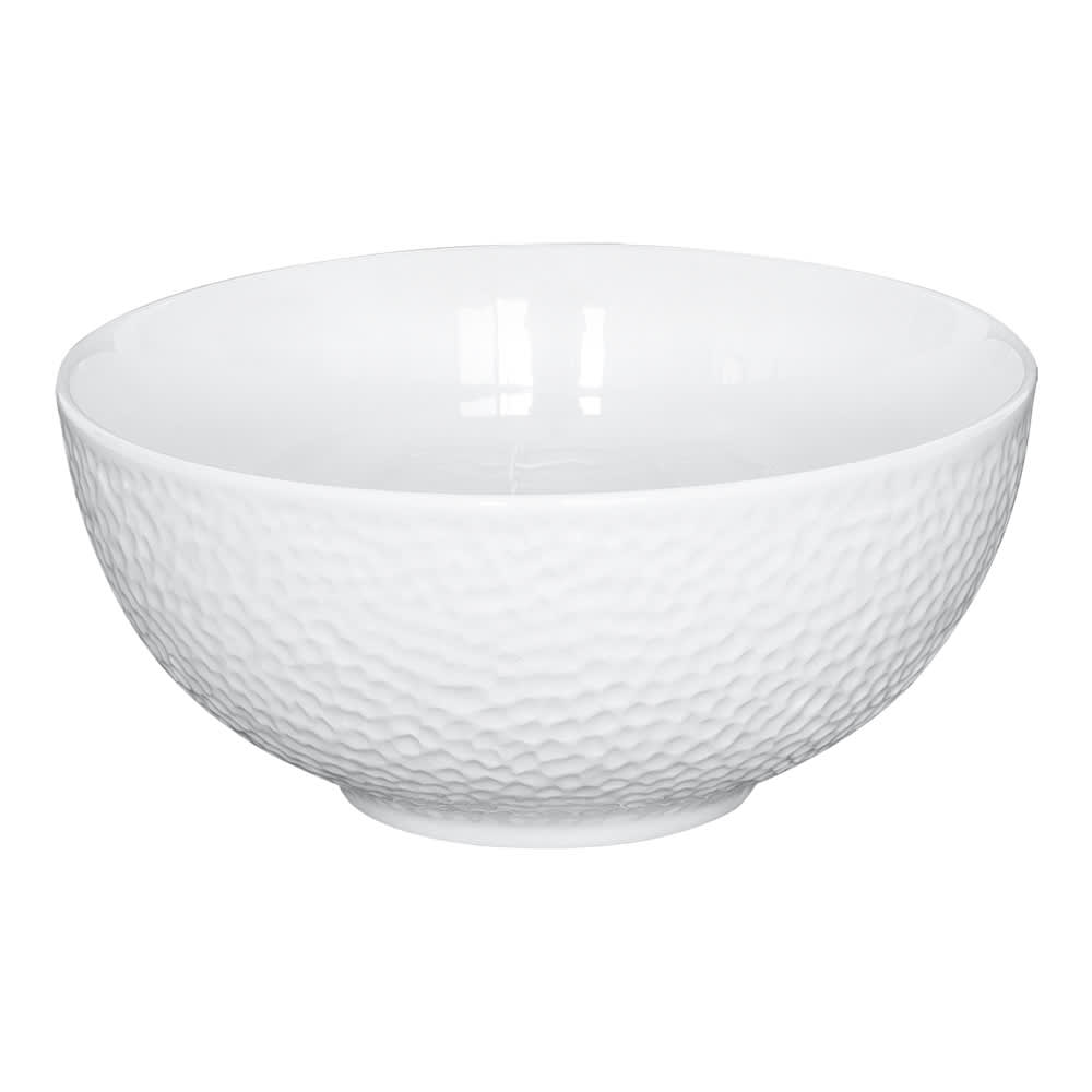 Lot de 6 bols blancs en porcelaine 16 cm