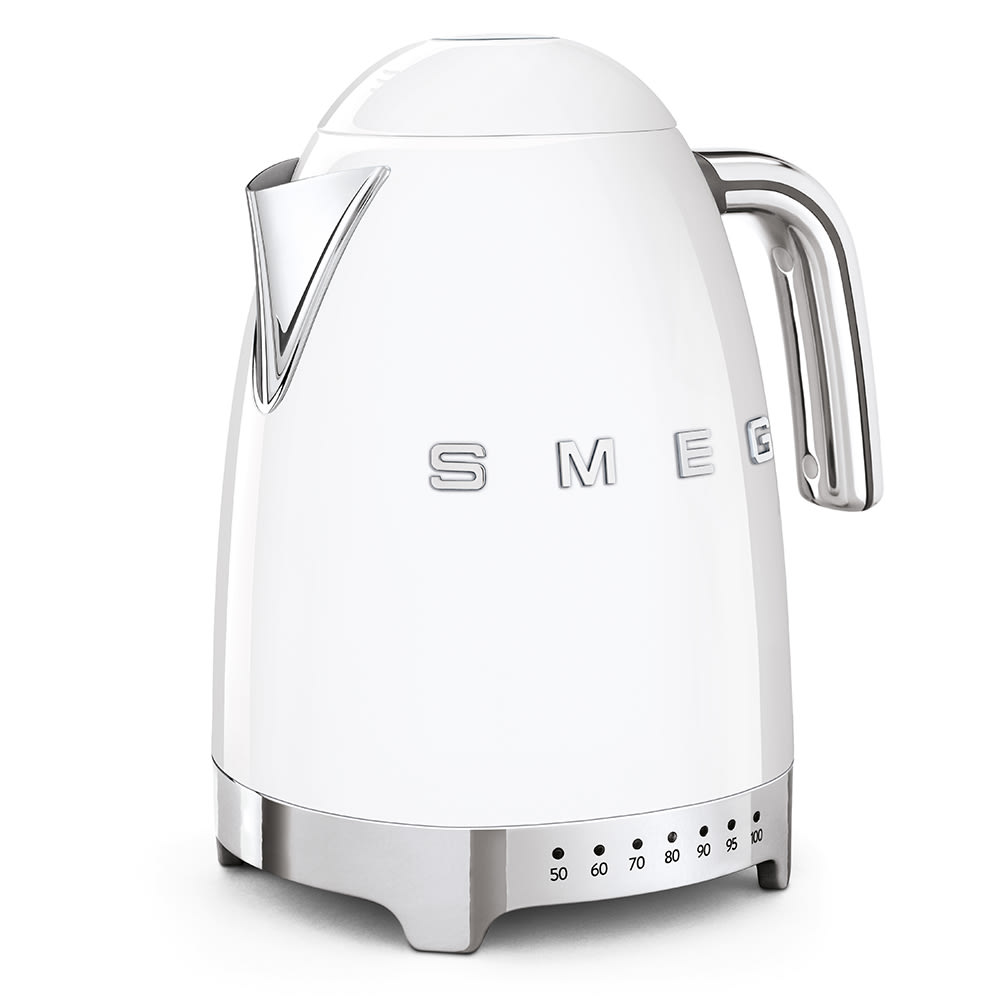 Bouilloire à température réglable 1,7L blanc Smeg