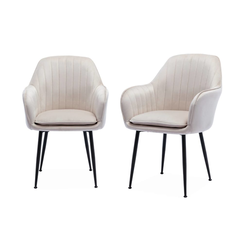 Lot de 2 fauteuils velours