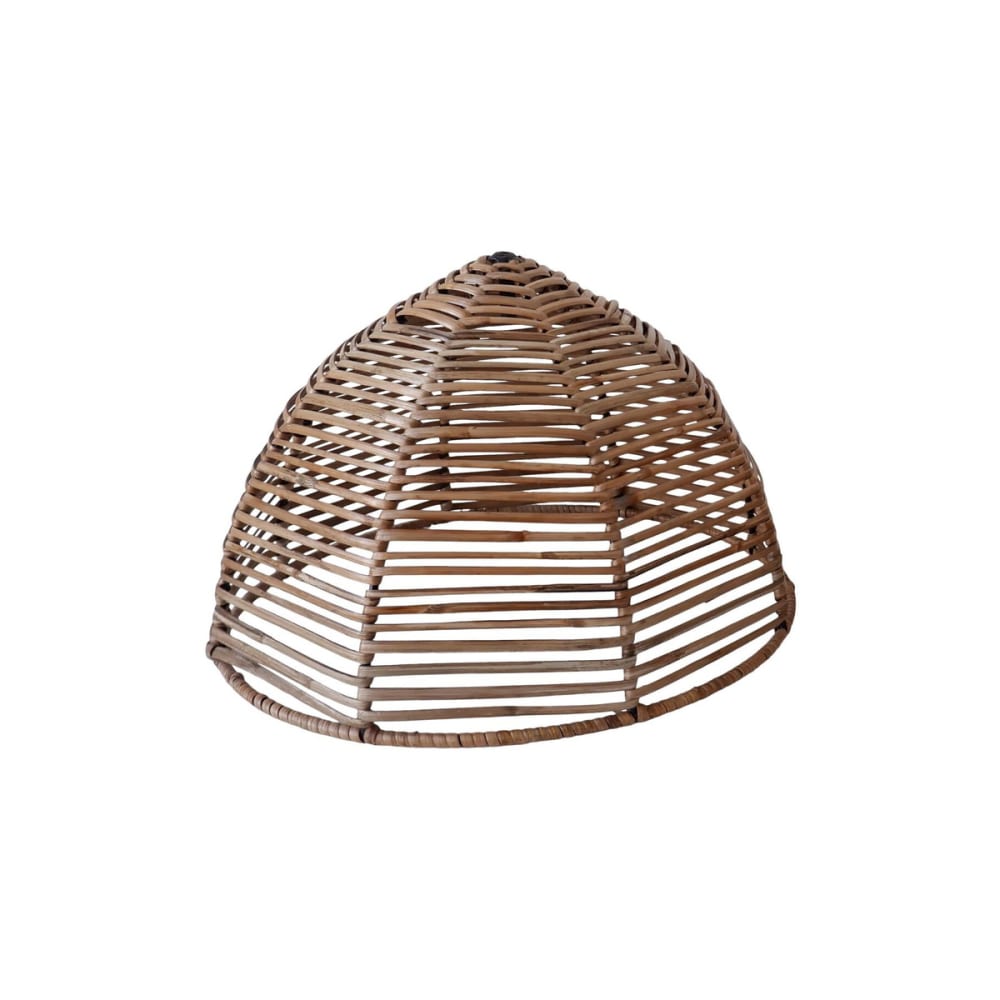 Lampada a sospensione a campana in rattan naturale - Rattan