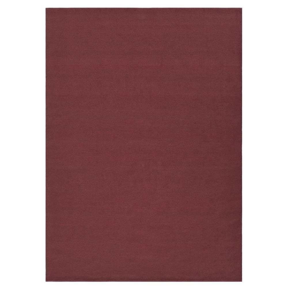 Tapis plastique recyclé tissé main