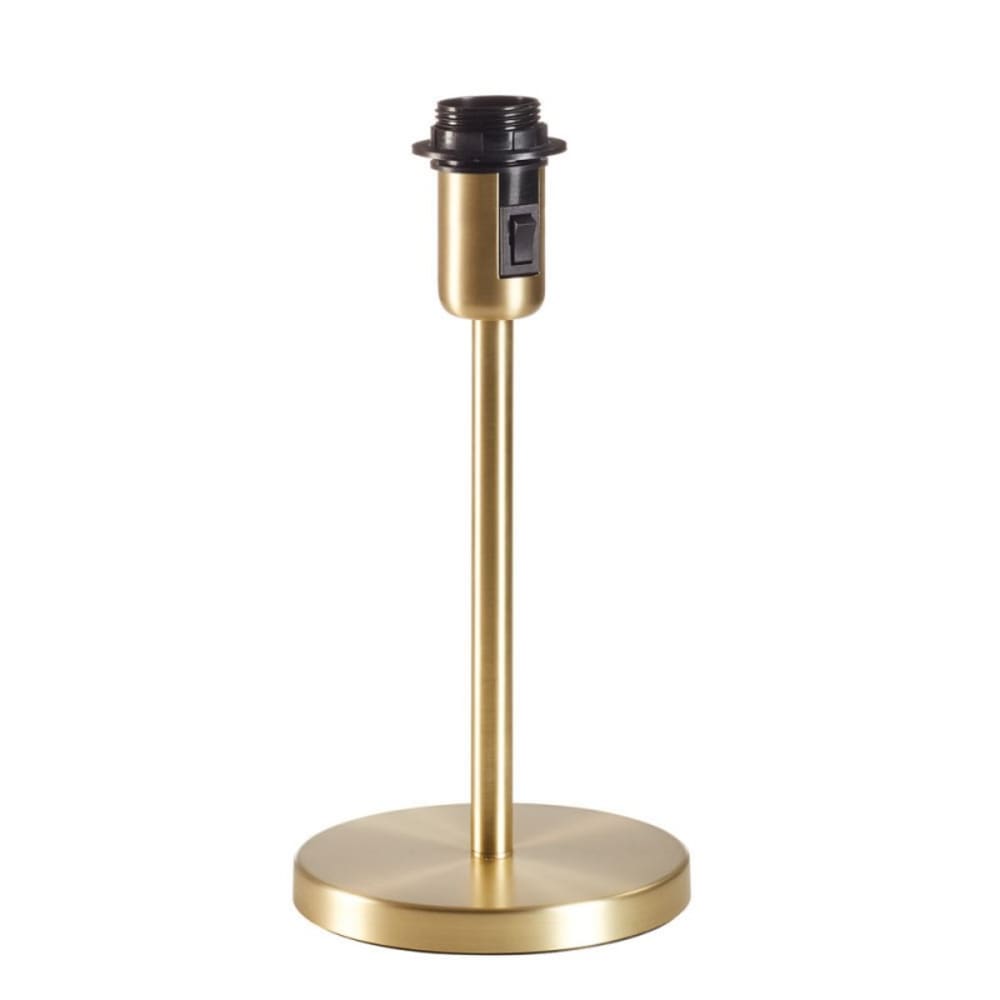 Lampe de chevet laiton mat abat-jour blanc — vue 4