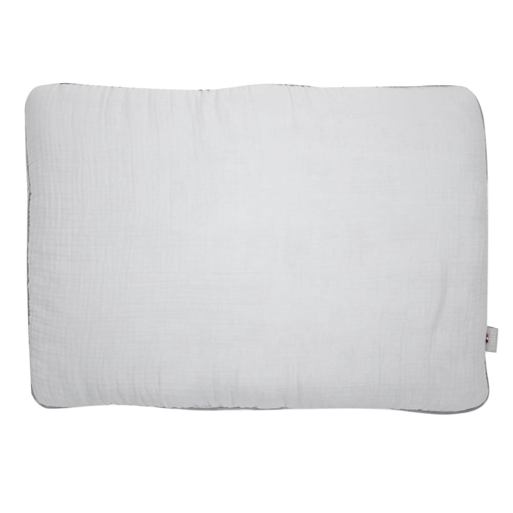 Sevira Kids Flaches babykissen aus baumwollgaze style classic chic GRAU BAUMWOLLE Baby