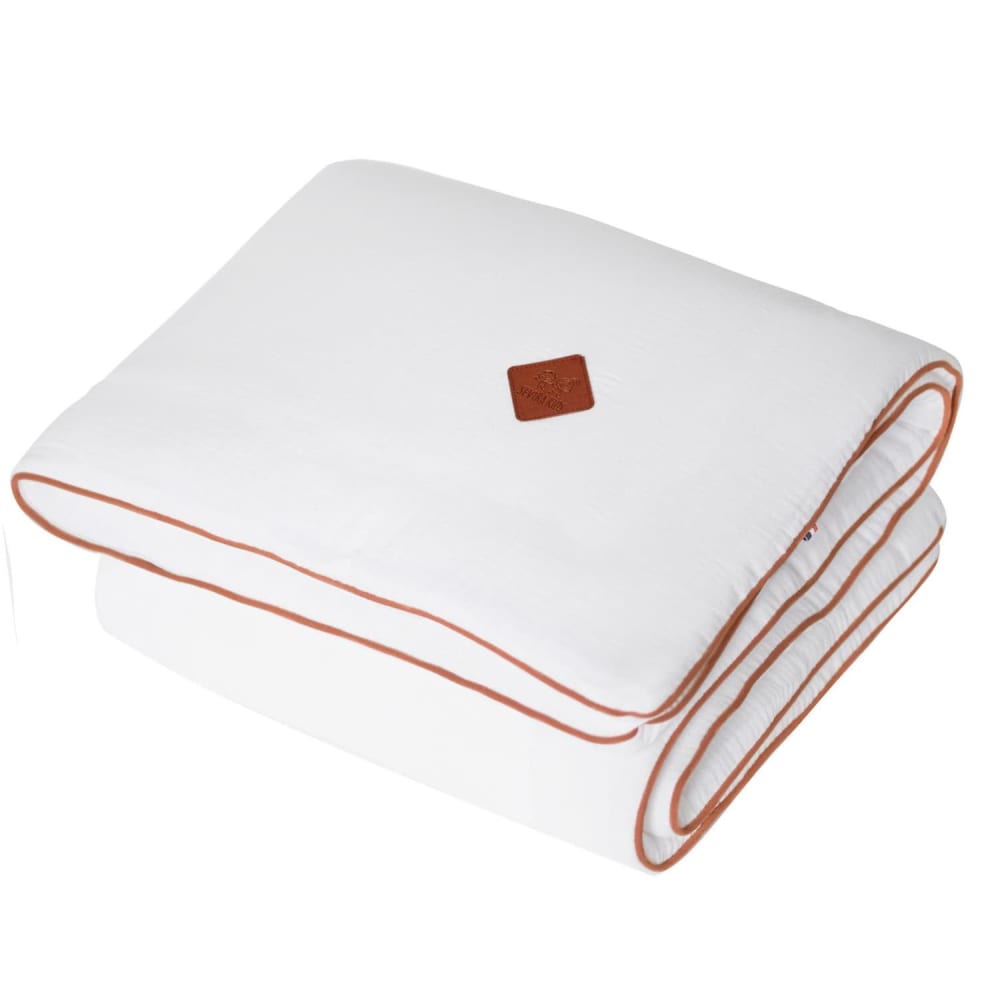 Sevira Kids Meine erste baumwollgazedecke jeanne style classic chic WEISS BAUMWOLLE Baby