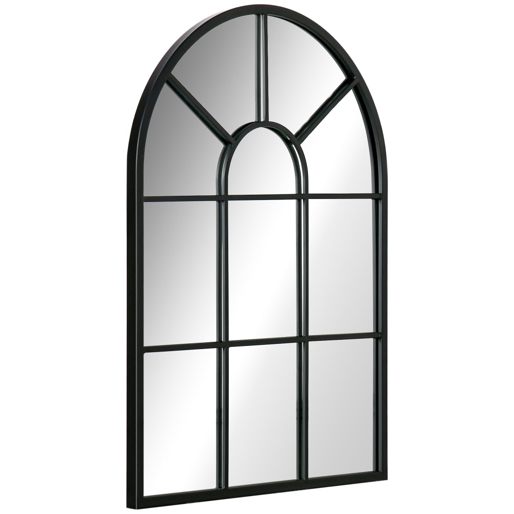 Specchio a muro 70x50 cm per camera da letto e soggiorno nero -