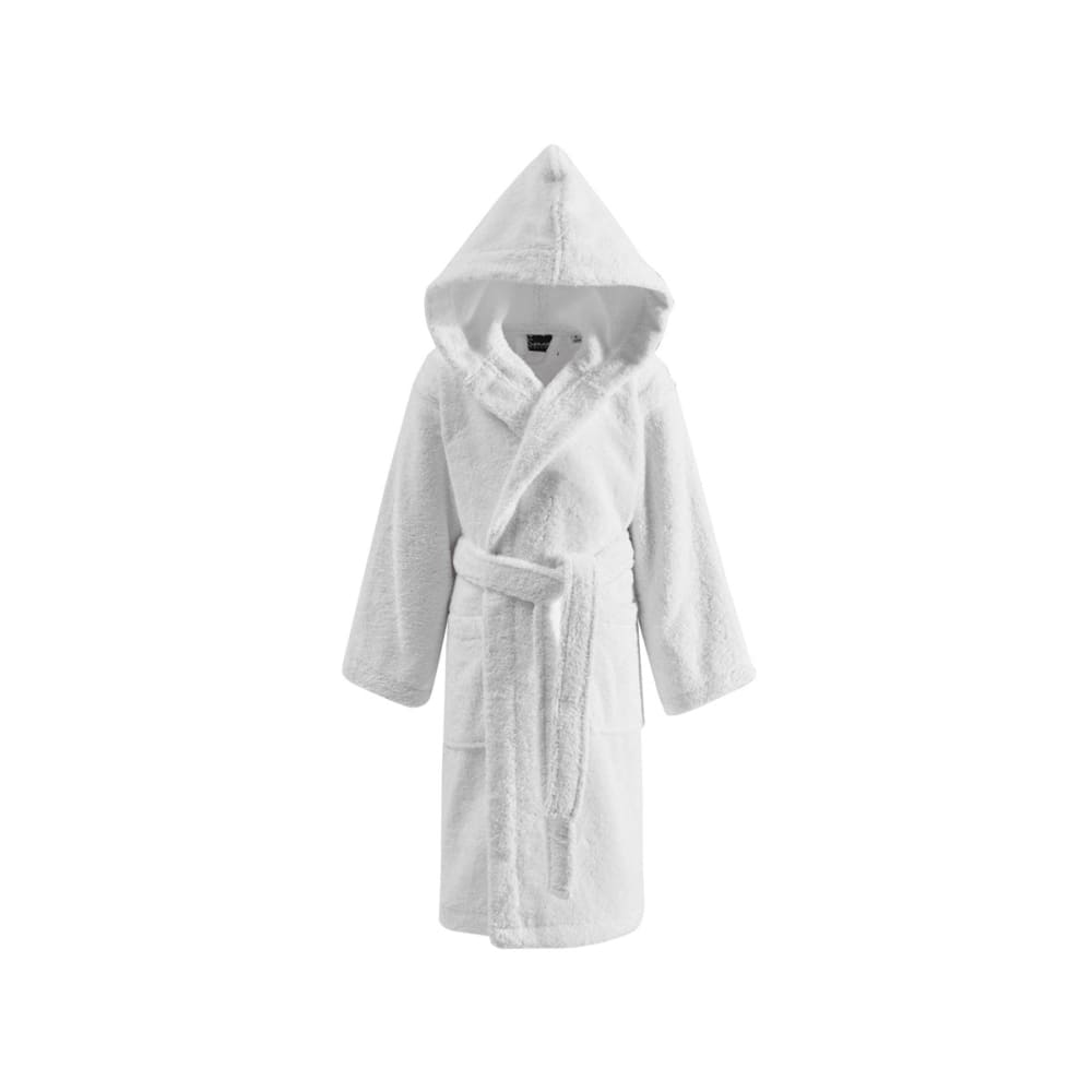 Ppeignoir enfant à capuche 400 g/m² blanc 02 ans Ppeignoir enfant à capuche 400 g/m² blanc 02 ans