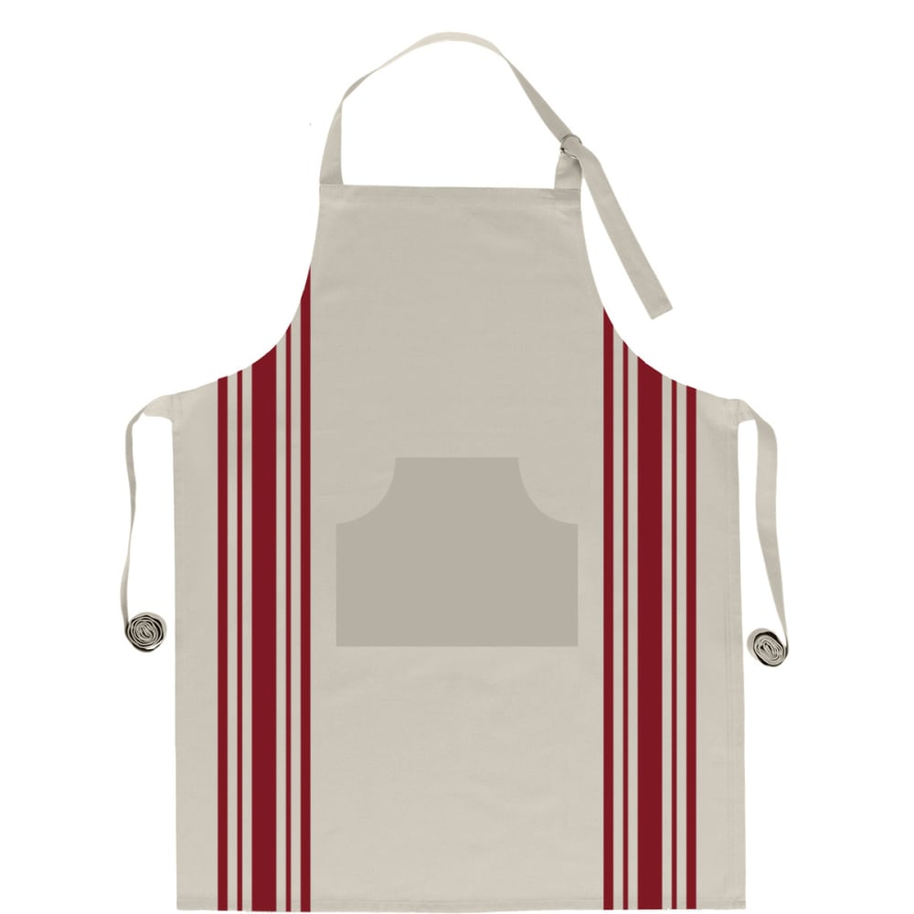 Ttablier de cuisine en coton cardinal 70 x 90 cm