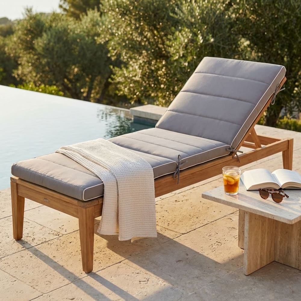 Cuscino in poliestere grigio 185x57x8 - Milani Home