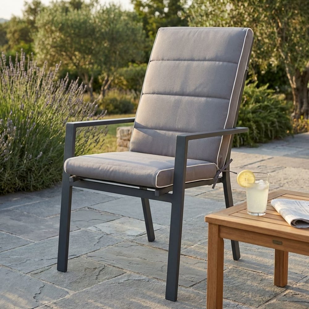 Cuscino in poliestere grigio 90x40x8 - Milani Home