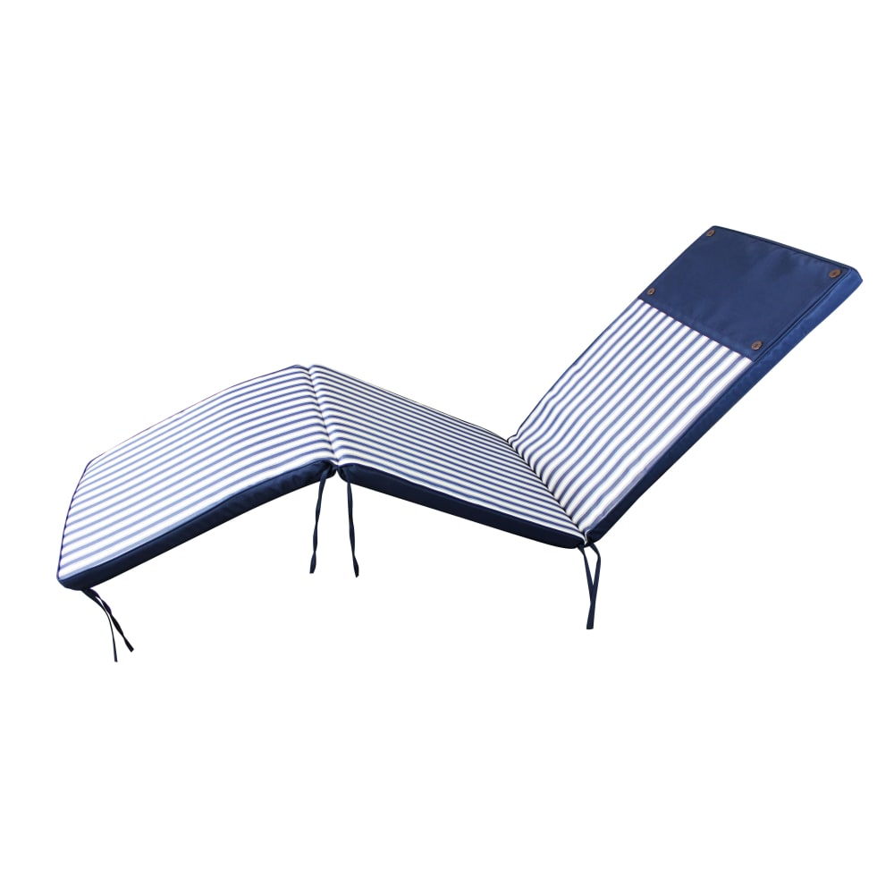 Cuscino in poliestere blu 175x49x4 - Blu - PES - Poliestere