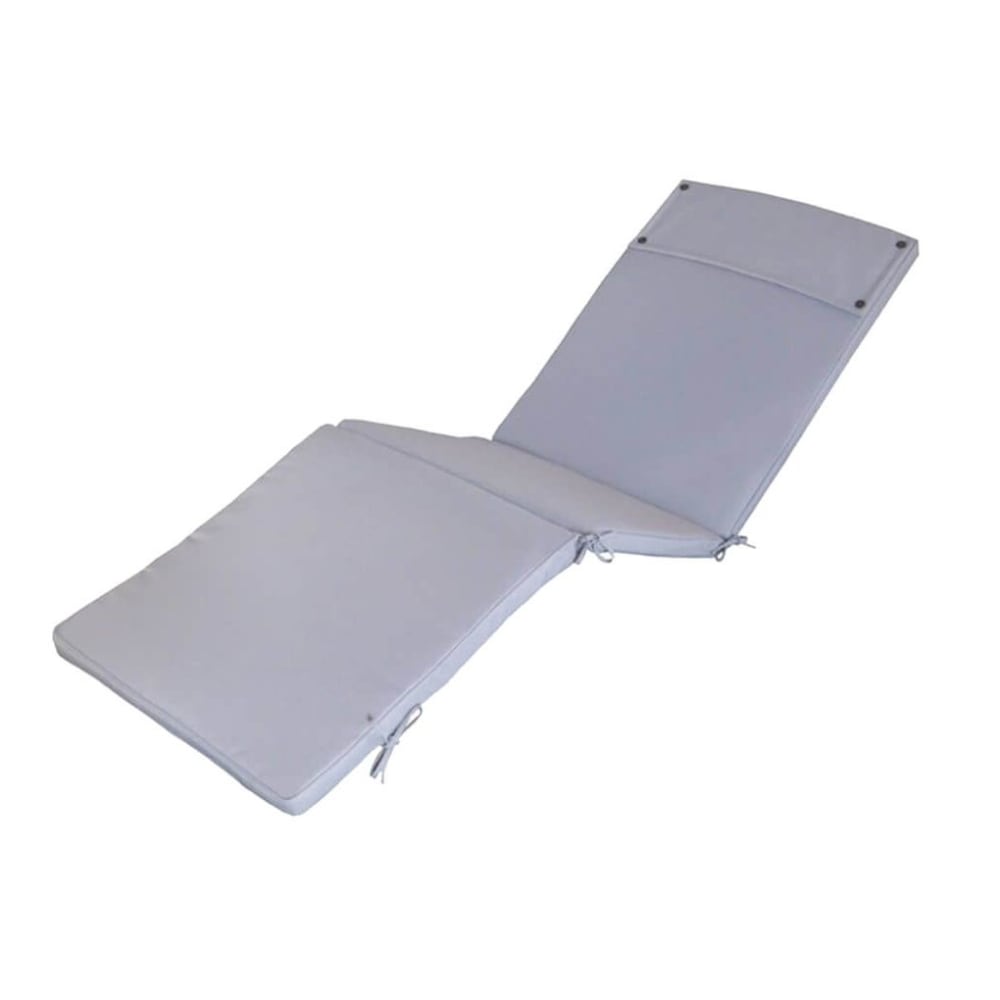Cuscino in poliestere grigio 194.5x59x4 - Grigio - PES - Poliestere
