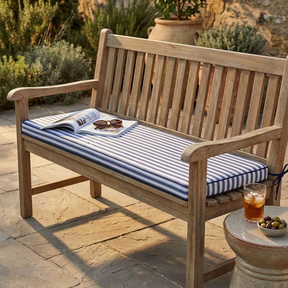 Cuscino in poliestere blu 150x45x4 - Milani Home