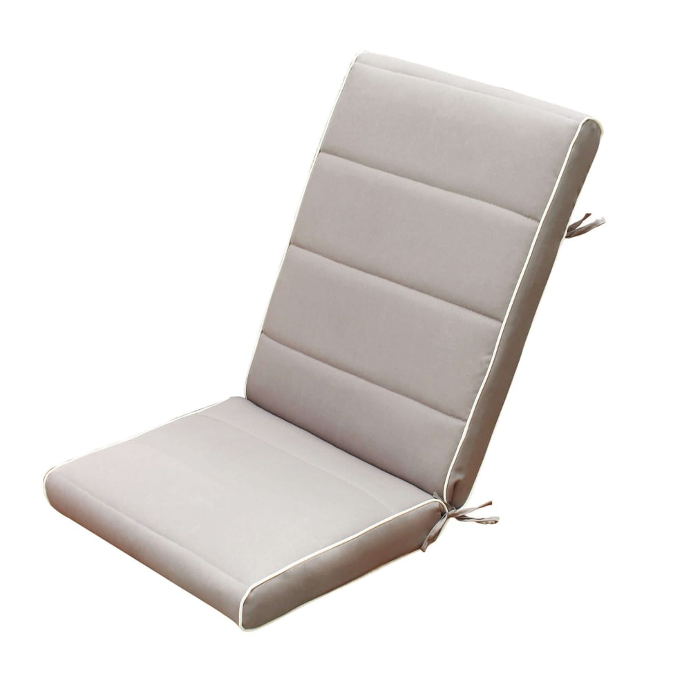 Cuscino in poliestere tortora 90x40x8 - Grigio - PES - Poliestere