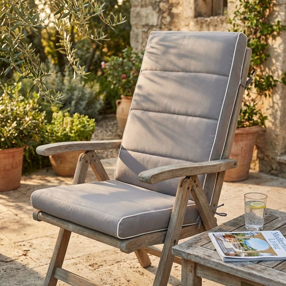 Cuscino in poliestere tortora 90x40x8 - Milani Home
