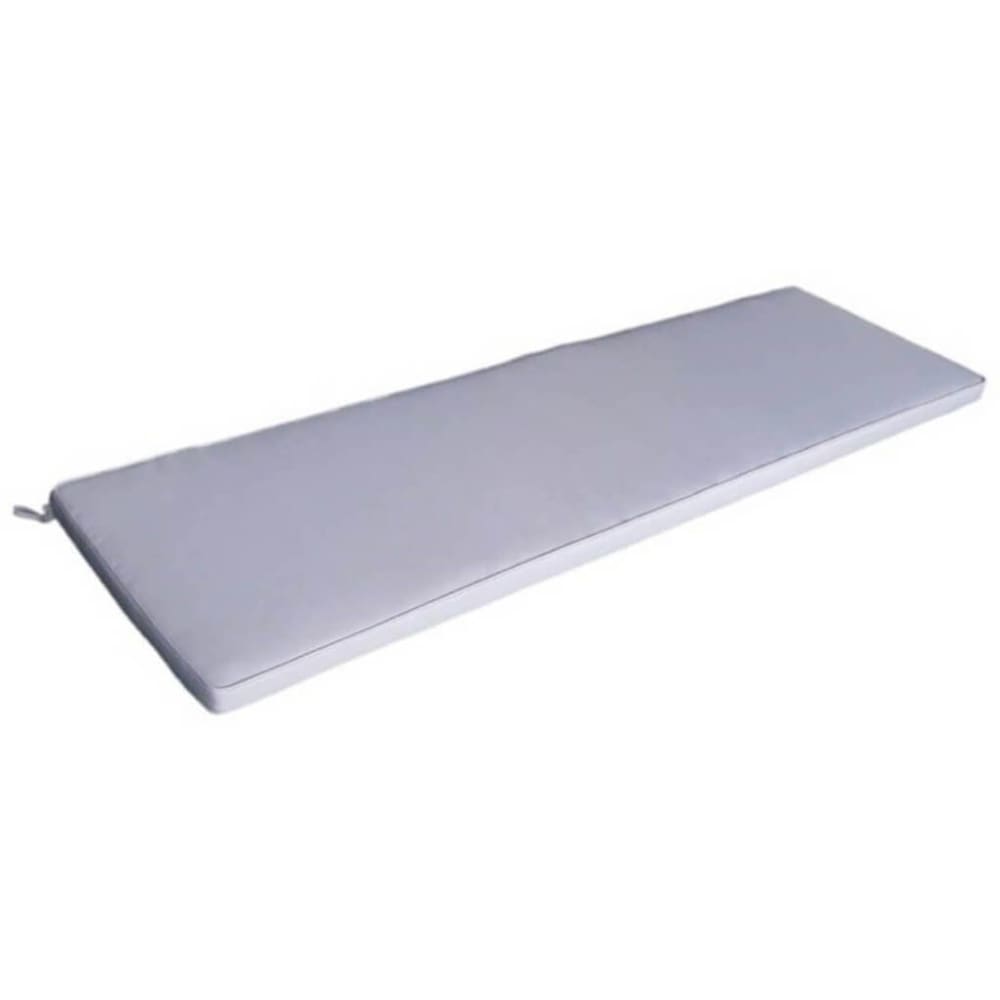Cuscino in poliestere grigio 110x45x4 - Grigio - PES - Poliestere