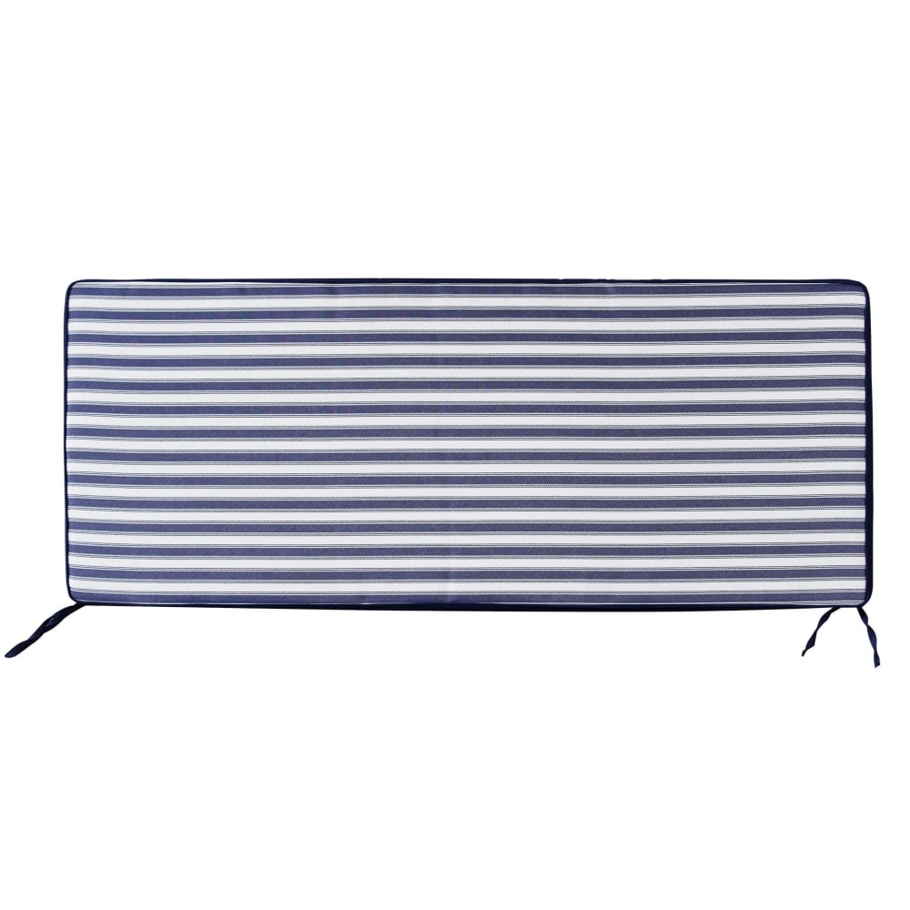 Cuscino in poliestere blu 110x45x4 - Blu - PES - Poliestere