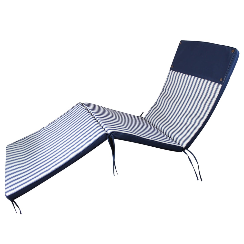 Cuscino in poliestere blu 194.5x59x4 - Blu - PES - Poliestere