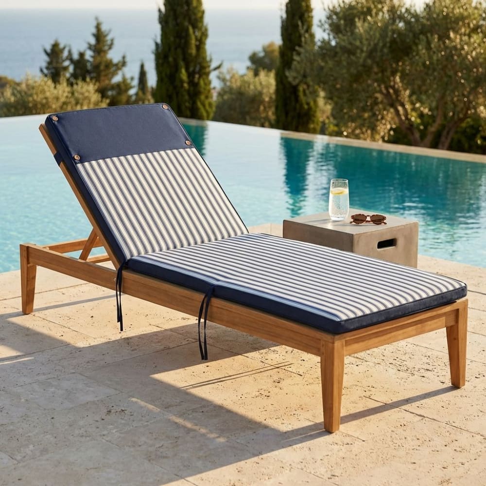 Cuscino in poliestere blu 194.5x59x4 - Milani Home